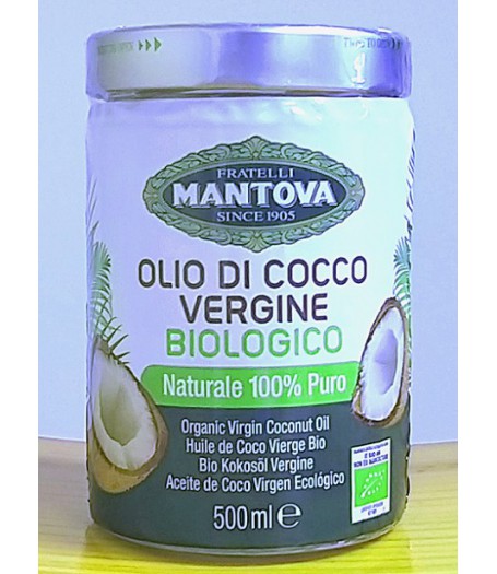 Mantova 意大利百年品牌有機100%純天然椰子油 500ml